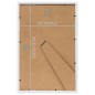 vidaXL Marcos de foto collage de pared/mesa 3 uds blanco MDF 42x59,4cm