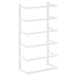 vidaXL Toallero de acero blanco 24x12x48 cm