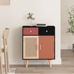 vidaXL Aparador con cajones madera contrachapada 60x30x75,5 cm