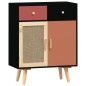 vidaXL Aparador con cajones madera contrachapada 60x30x75,5 cm vidaXL Aparador con cajones madera contrachapada 60x30x75,5 cm