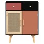 vidaXL Aparador con cajones madera contrachapada 60x30x75,5 cm vidaXL Aparador con cajones madera contrachapada 60x30x75,5 cm