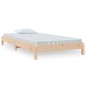 vidaXL Cama apilable de madera pino maciza 75x190 cm vidaXL Cama apilable de madera pino maciza 75x190 cm
