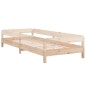 vidaXL Cama apilable de madera pino maciza 75x190 cm vidaXL Cama apilable de madera pino maciza 75x190 cm