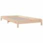 vidaXL Cama apilable de madera pino maciza 75x190 cm vidaXL Cama apilable de madera pino maciza 75x190 cm