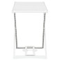 vidaXL Tendedero plegable de plástico blanco vidaXL Tendedero plegable de plástico blanco