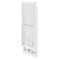 vidaXL Tendedero plegable de plástico blanco vidaXL Tendedero plegable de plástico blanco