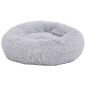 vidaXL Cojín lavable para perros y gatos felpa gris claro 90x90x16 cm vidaXL Cojín lavable para perros y gatos felpa gris claro 90x90x16 cm