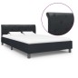 vidaXL Estructura de cama de cuero sintético negro 140x200 cm vidaXL Estructura de cama de cuero sintético negro 140x200 cm