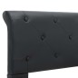 vidaXL Estructura de cama de cuero sintético negro 140x200 cm vidaXL Estructura de cama de cuero sintético negro 140x200 cm