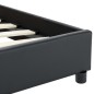 vidaXL Estructura de cama de cuero sintético negro 140x200 cm vidaXL Estructura de cama de cuero sintético negro 140x200 cm