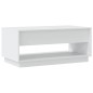 vidaXL Mesa de centro madera contrachapada blanco 102,5x55x44 cm vidaXL Mesa de centro madera contrachapada blanco 102,5x55x44 cm