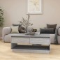 vidaXL Mesa de centro madera de ingeniería gris Sonoma 102,5x55x44 cm vidaXL Mesa de centro madera de ingeniería gris Sonoma 102,5x55x44 cm
