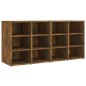 vidaXL Muebles zapatero 2 uds color roble ahumado 52,5x30x50 cm vidaXL Muebles zapatero 2 uds color roble ahumado 52,5x30x50 cm
