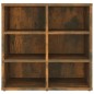 vidaXL Muebles zapatero 2 uds color roble ahumado 52,5x30x50 cm vidaXL Muebles zapatero 2 uds color roble ahumado 52,5x30x50 cm