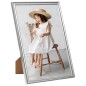 vidaXL Marcos de foto collage de pared/mesa 3 uds plateado 29,7x42 cm