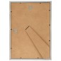 vidaXL Marcos de foto collage de pared/mesa 3 uds plateado 29,7x42 cm