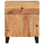 vidaXL Mesita de noche madera acacia madera contrachapada 50x33x60 cm vidaXL Mesita de noche madera acacia madera contrachapada 50x33x60 cm