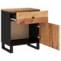 vidaXL Mesita de noche madera acacia madera contrachapada 50x33x60 cm vidaXL Mesita de noche madera acacia madera contrachapada 50x33x60 cm