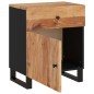 vidaXL Mesita de noche madera acacia madera contrachapada 50x33x60 cm vidaXL Mesita de noche madera acacia madera contrachapada 50x33x60 cm