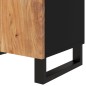 vidaXL Mesita de noche madera acacia madera contrachapada 50x33x60 cm vidaXL Mesita de noche madera acacia madera contrachapada 50x33x60 cm