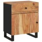 vidaXL Mesita de noche madera acacia madera contrachapada 50x33x60 cm vidaXL Mesita de noche madera acacia madera contrachapada 50x33x60 cm