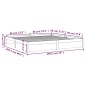 vidaXL Estructura de cama de matrimonio madera maciza gris 180x200 cm vidaXL Estructura de cama de matrimonio madera maciza gris 180x200 cm