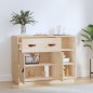 vidaXL Aparador de madera maciza de pino 98,5x40x75 cm