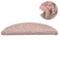 vidaXL Alfombras de peldaños de escalera 15 uds rosa clara 56x17x3 cm vidaXL Alfombras de peldaños de escalera 15 uds rosa clara 56x17x3 cm