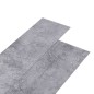 vidaXL Lamas para suelo de PVC autoadhesivas 5,21 m² 2mm gris cemento vidaXL Lamas para suelo de PVC autoadhesivas 5,21 m² 2mm gris cemento