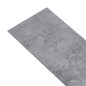 vidaXL Lamas para suelo de PVC autoadhesivas 5,21 m² 2mm gris cemento vidaXL Lamas para suelo de PVC autoadhesivas 5,21 m² 2mm gris cemento