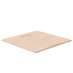 vidaXL Tablero de mesa cuadrada madera de roble sin tratar 60x60x1,5cm