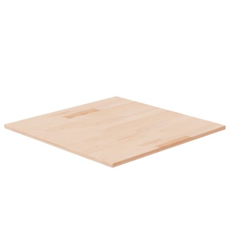 vidaXL Tablero de mesa cuadrada madera de roble sin tratar 60x60x1,5cm