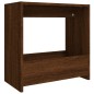 vidaXL Mesa auxiliar madera contrachapada roble marrón 50x26x50 cm vidaXL Mesa auxiliar madera contrachapada roble marrón 50x26x50 cm