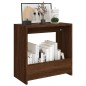 vidaXL Mesa auxiliar madera contrachapada roble marrón 50x26x50 cm vidaXL Mesa auxiliar madera contrachapada roble marrón 50x26x50 cm
