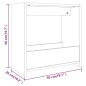 vidaXL Mesa auxiliar madera contrachapada roble marrón 50x26x50 cm vidaXL Mesa auxiliar madera contrachapada roble marrón 50x26x50 cm