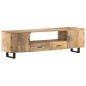 vidaXL Mueble para la TV de madera maciza de mango 160x30x45 cm vidaXL Mueble para la TV de madera maciza de mango 160x30x45 cm