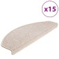 vidaXL Alfombrillas de escalera 15 unidades gris topo 65x24x4 cm vidaXL Alfombrillas de escalera 15 unidades gris topo 65x24x4 cm