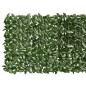 vidaXL Toldo para balcón con hojas verde oscuro 400x100 cm vidaXL Toldo para balcón con hojas verde oscuro 400x100 cm