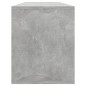vidaXL Mueble para TV madera contrachapada gris hormigón 130x35x50 cm vidaXL Mueble para TV madera contrachapada gris hormigón 130x35x50 cm