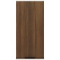 vidaXL Armario de baño de pared roble marrón 32x20x67 cm
