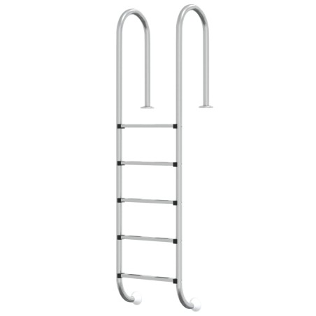 vidaXL Escalera para piscina acero inoxidable 304 54x38x211 cm