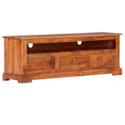 vidaXL Mueble de TV de madera maciza de acacia 120x30x40 cm