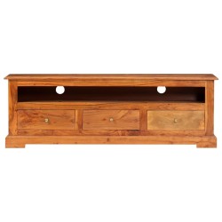 vidaXL Mueble de TV de madera maciza de acacia 120x30x40 cm