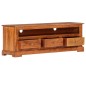 vidaXL Mueble de TV de madera maciza de acacia 120x30x40 cm vidaXL Mueble de TV de madera maciza de acacia 120x30x40 cm