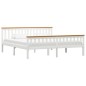 vidaXL Estructura de cama madera de pino maciza blanca 180x200 cm vidaXL Estructura de cama madera de pino maciza blanca 180x200 cm