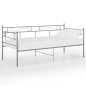 vidaXL Estructura de sofá cama de metal gris 90x200 cm vidaXL Estructura de sofá cama de metal gris 90x200 cm