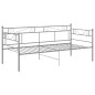 vidaXL Estructura de sofá cama de metal gris 90x200 cm vidaXL Estructura de sofá cama de metal gris 90x200 cm