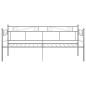 vidaXL Estructura de sofá cama de metal gris 90x200 cm vidaXL Estructura de sofá cama de metal gris 90x200 cm