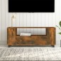 vidaXL Mueble para TV madera contrachapada roble ahumado 120x35x48 cm vidaXL Mueble para TV madera contrachapada roble ahumado 120x35x48 cm
