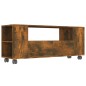vidaXL Mueble para TV madera contrachapada roble ahumado 120x35x48 cm vidaXL Mueble para TV madera contrachapada roble ahumado 120x35x48 cm
